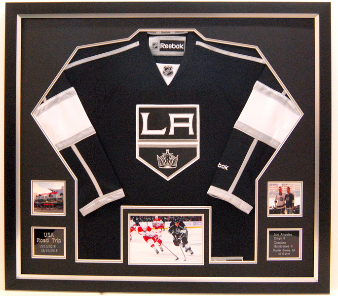 framed hockey jersey